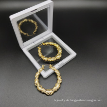 Shangjie Oem miteinander verflochtenen Mode -Umwelt -Stahl -Schmuckmädchen -Ohrringen für Frauen 2021 Gold Hoop Ohrringe